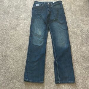 Cinch 32x36 discoloring on leg (see picture)